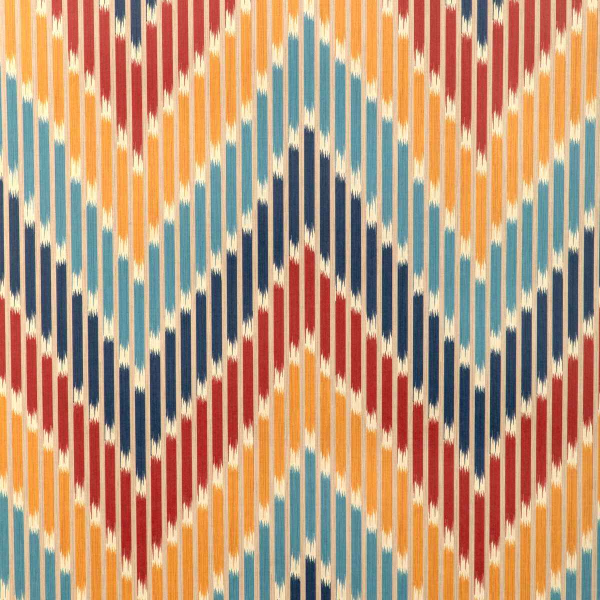 Cascade-Red-Blue-Brunschwig-Fils-Wallpaper - BRUNSCHWIG & FILS Wallpaper