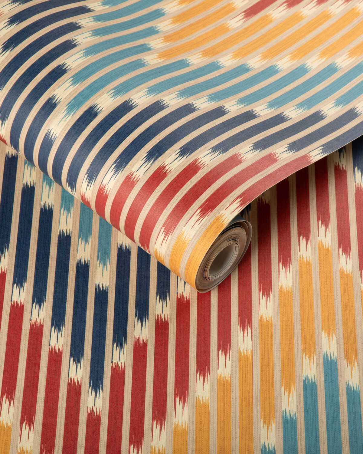 Cascade - Red/Blue - BRUNSCHWIG & FILS Wallpaper