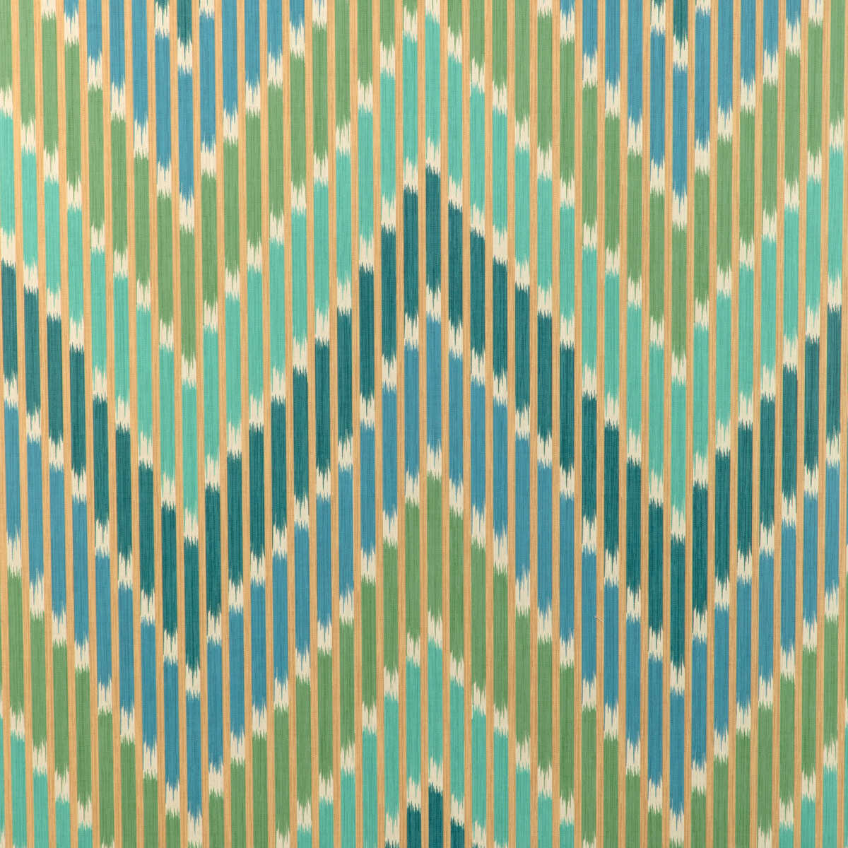 Cascade - Teal/Green - BRUNSCHWIG & FILS Wallpaper