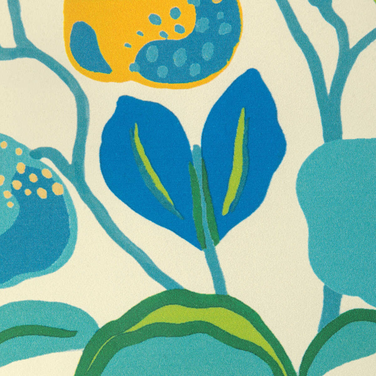 Pomelo - Marine - BRUNSCHWIG & FILS Papel pintado
