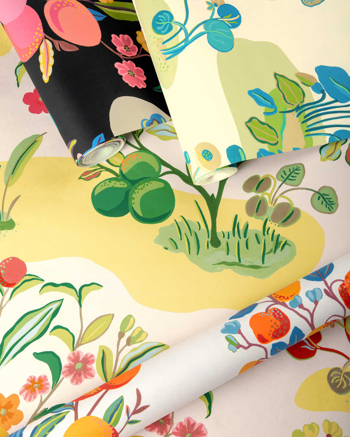 Pomelo - Spring - BRUNSCHWIG & FILS Papel pintado