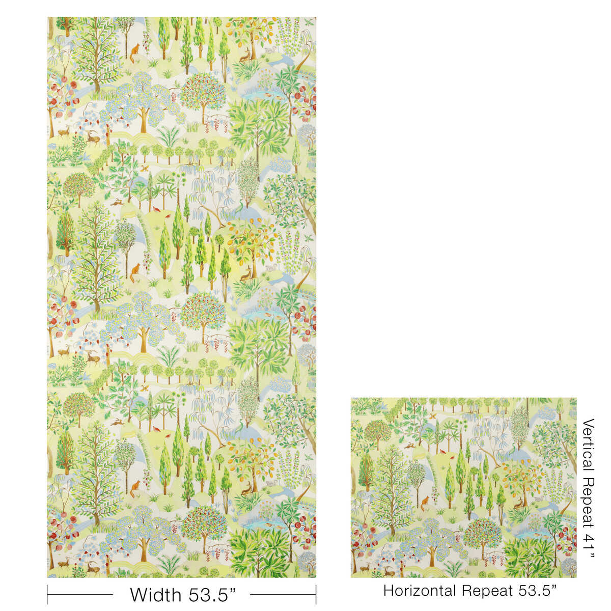 Folklore - Meadow - BRUNSCHWIG & FILS Papel pintado