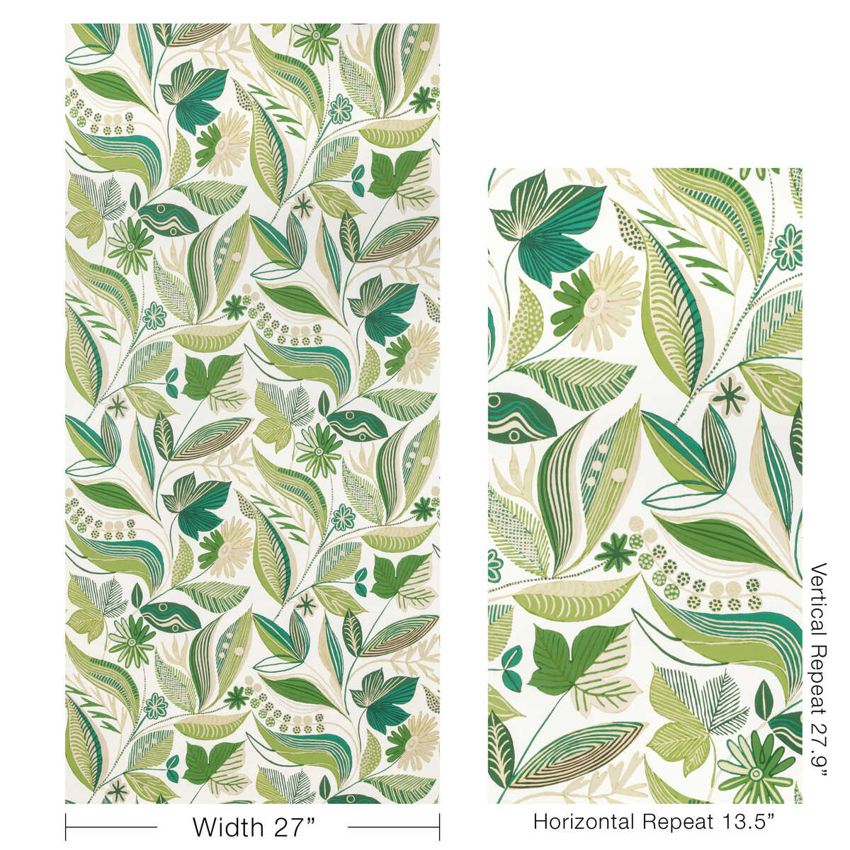 Carlsten - Leaf - BRUNSCHWIG & FILS Papel pintado