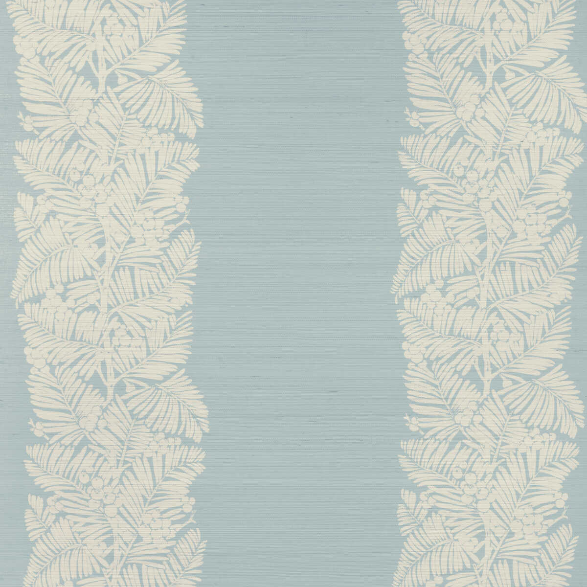 Palmar Sisal - Aqua - BRUNSCHWIG & FILS Papel pintado