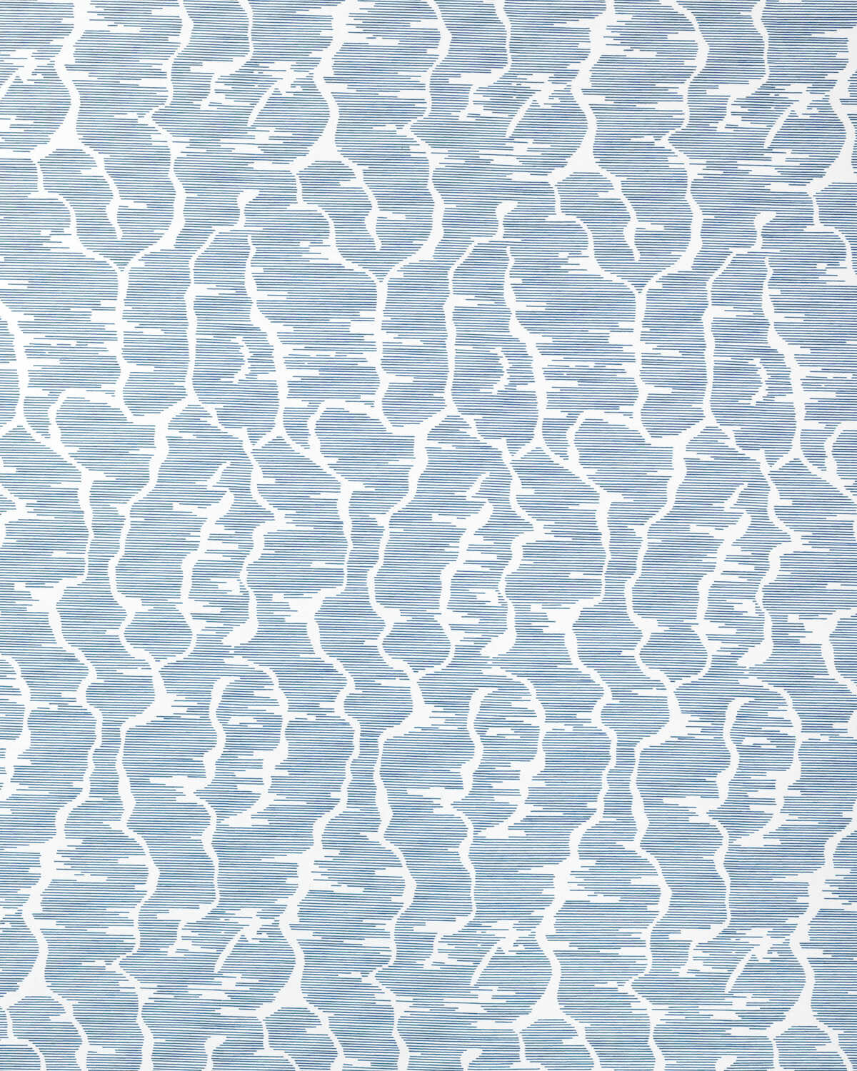 Leves Wc - Blue - BRUNSCHWIG & FILS Wallpaper