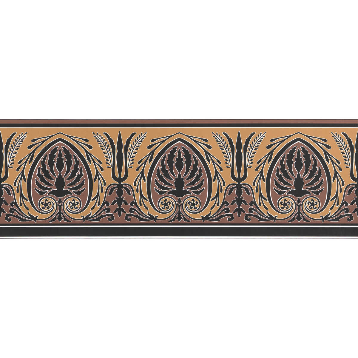 Frise Palmette - Tobacco - BRUNSCHWIG & FILS Papel pintado