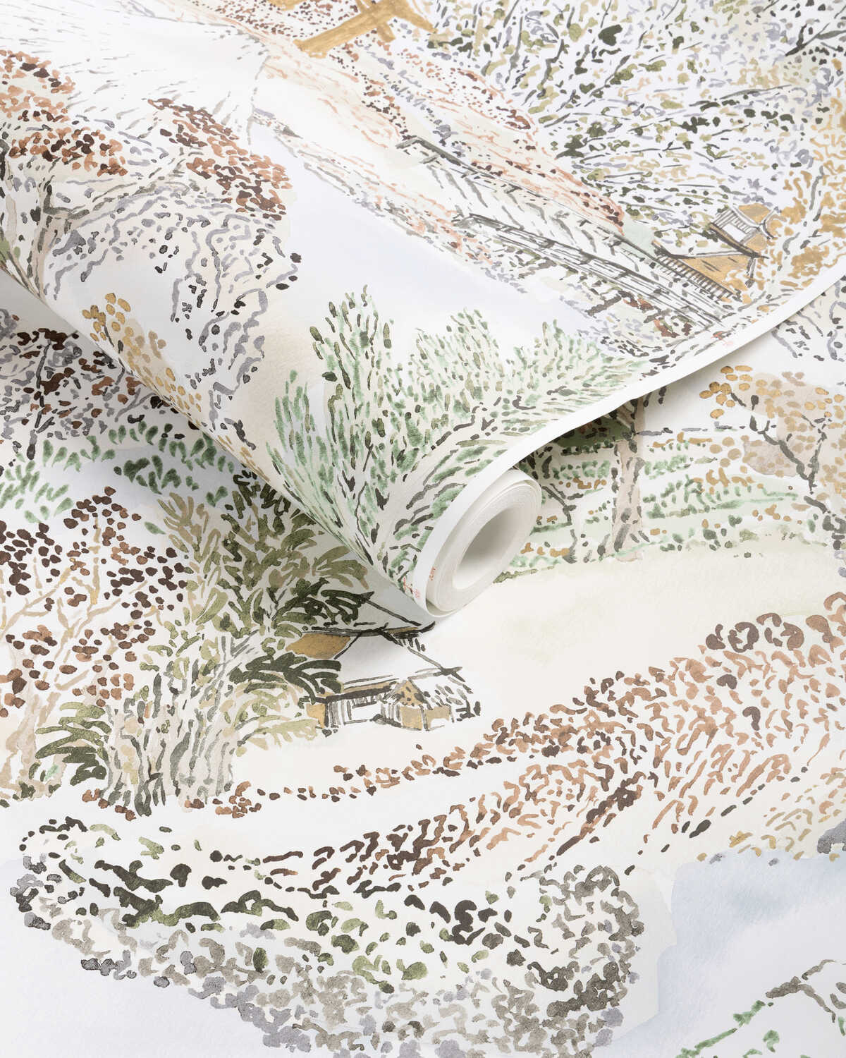 Meiji - Natural - BRUNSCHWIG & FILS Wallpaper