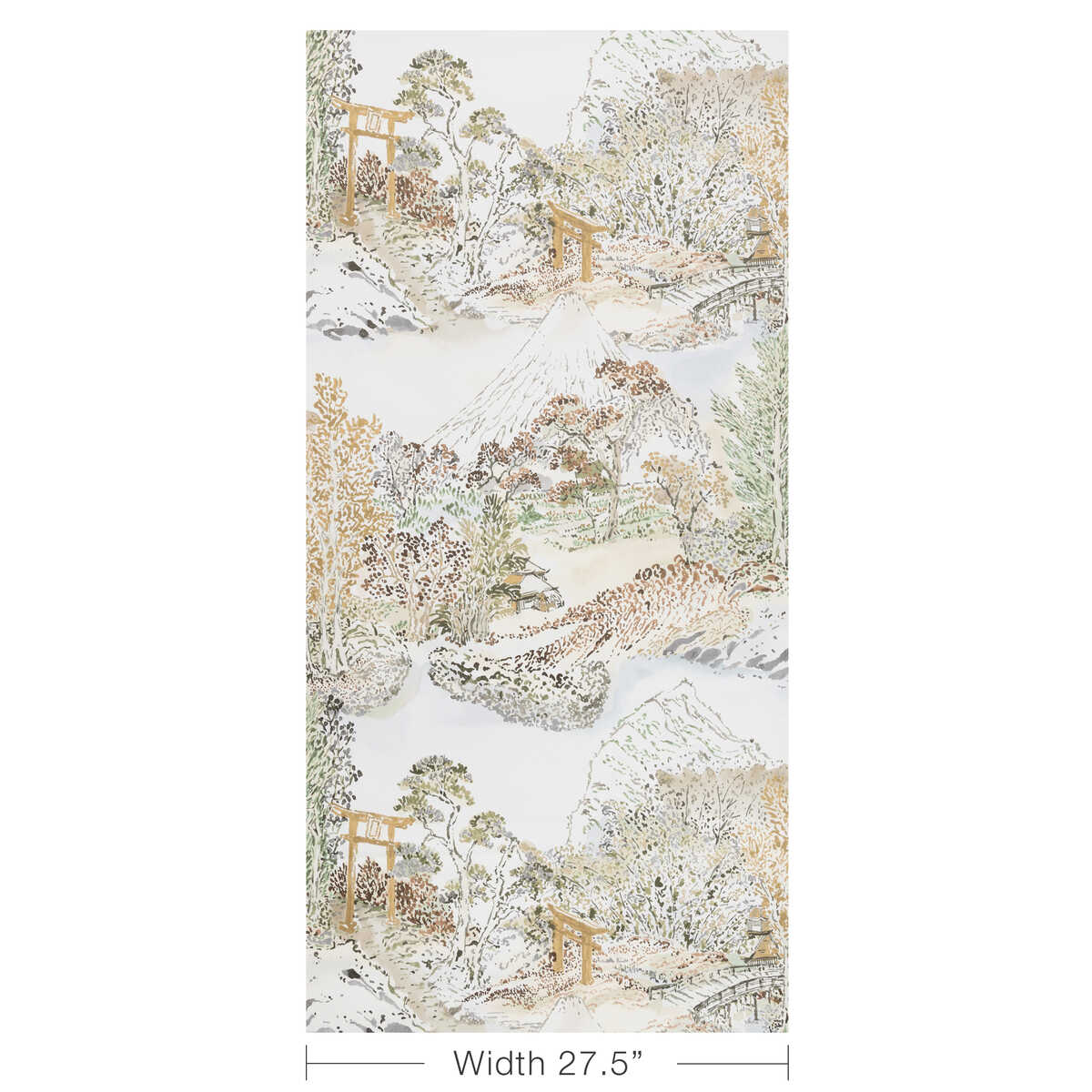 Meiji - Natural - BRUNSCHWIG & FILS Wallpaper