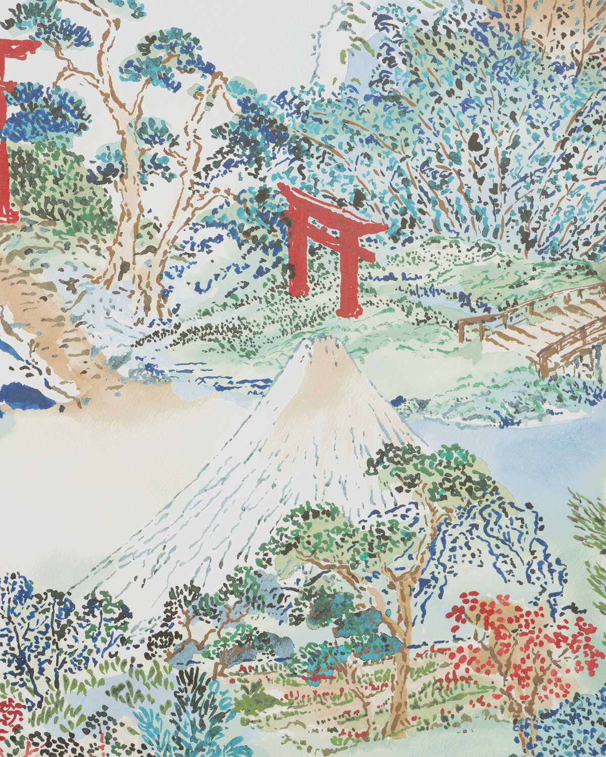 Meiji - Multi - BRUNSCHWIG & FILS Papel pintado