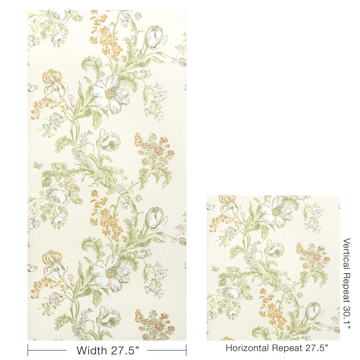 Maintenon - Spice - BRUNSCHWIG & FILS Wallpaper