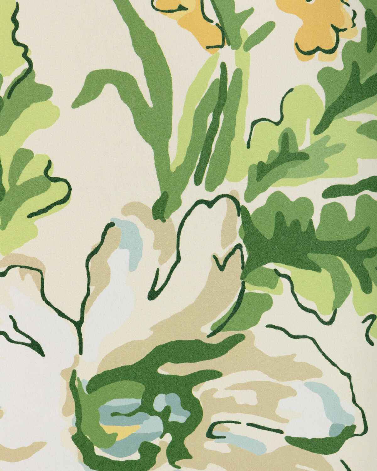 Maintenon-Vert-Soleil-Brunschwig-Fils-Wallpaper - BRUNSCHWIG & FILS Wallpaper