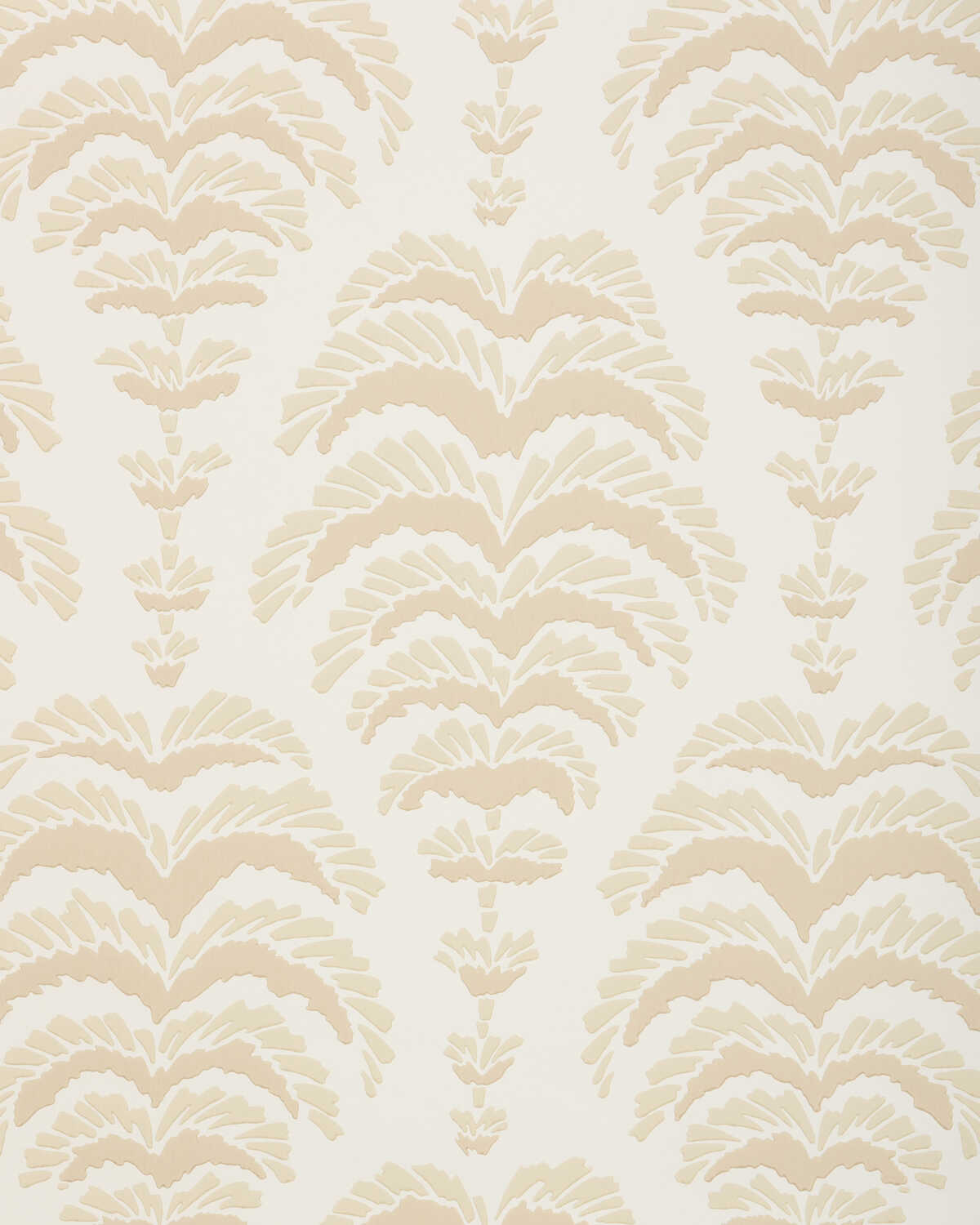 Ponchette - Beige - BRUNSCHWIG & FILS Wallpaper