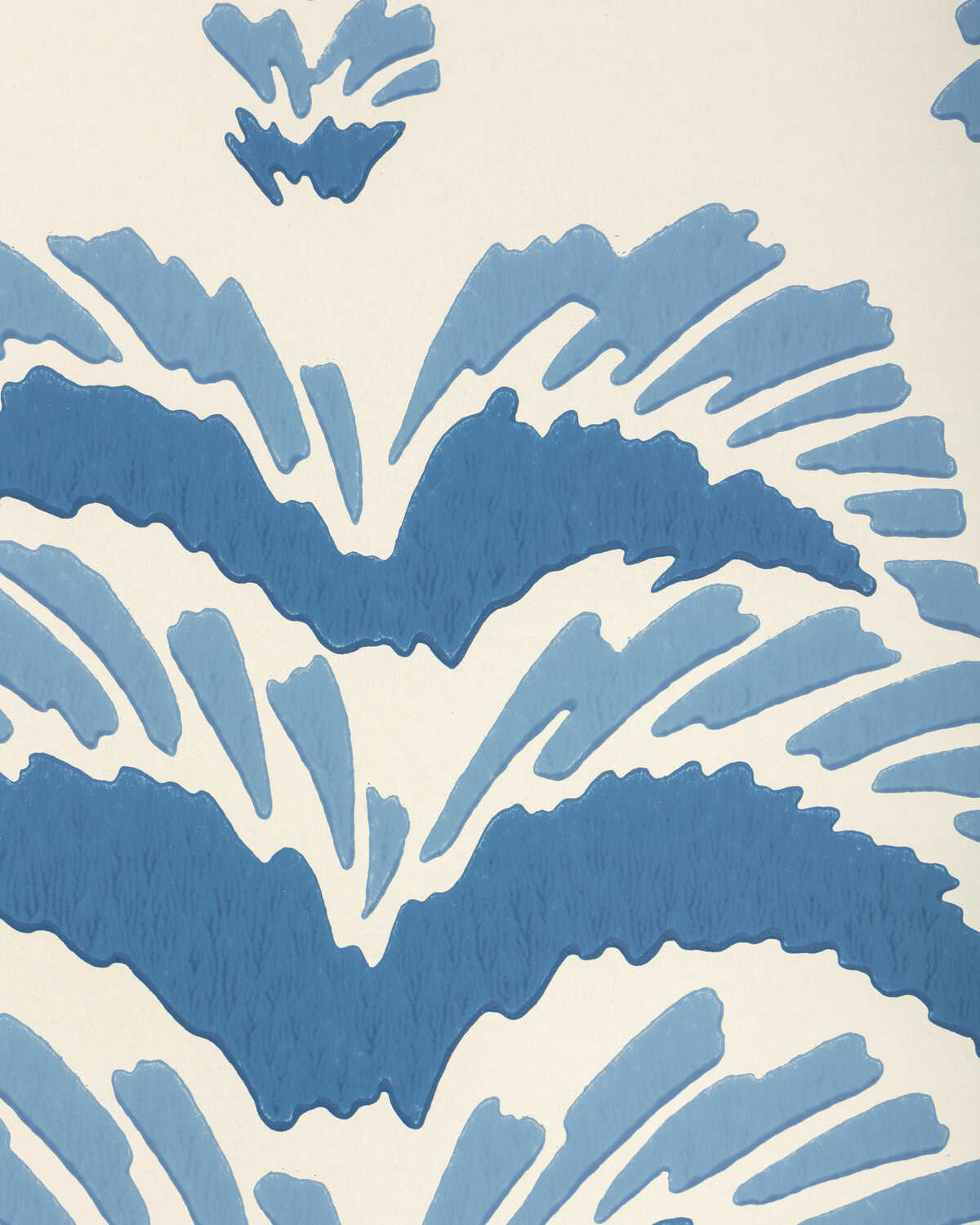 Ponchette - Delft - BRUNSCHWIG & FILS Wallpaper