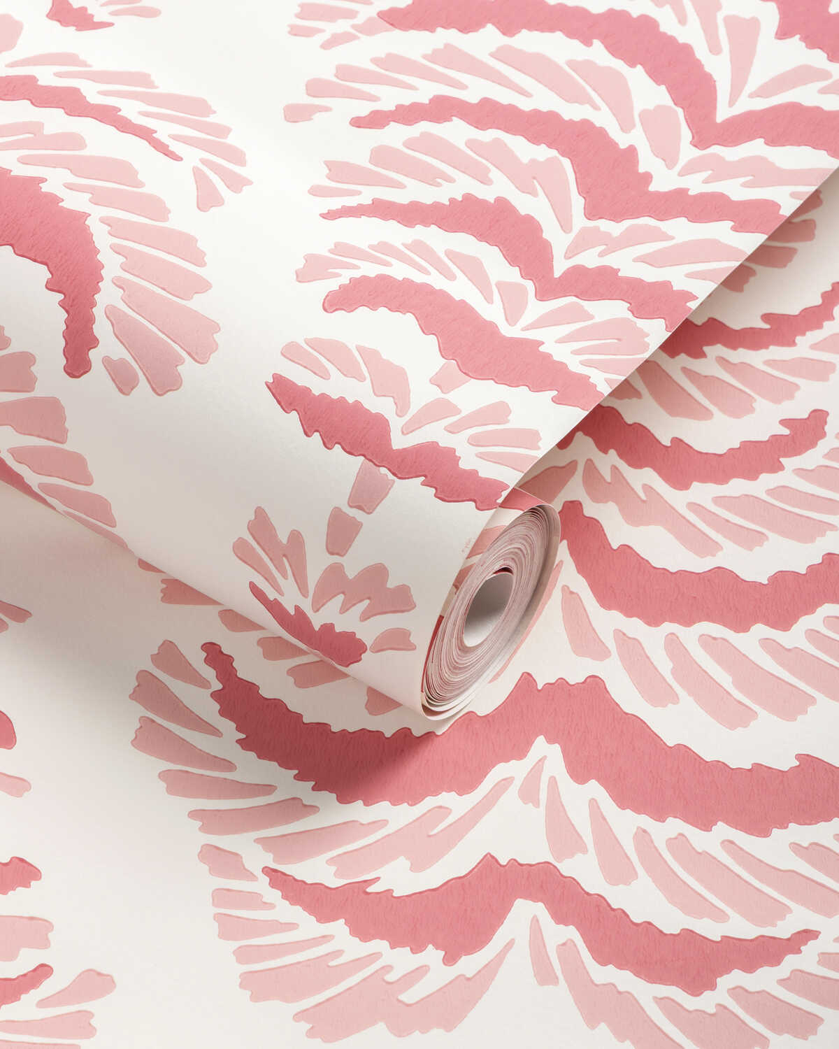 Ponchette - Pink - BRUNSCHWIG & FILS Wallpaper