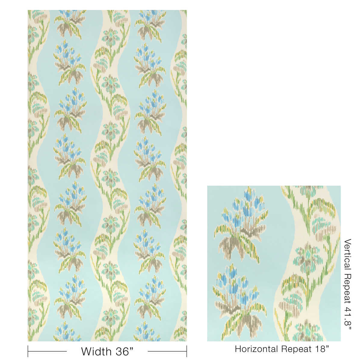 Loring - Pool - BRUNSCHWIG & FILS Wallpaper