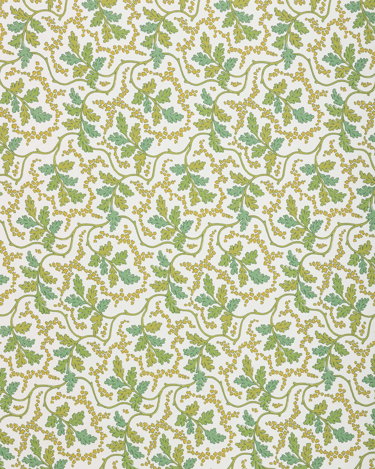 Aureille - Leaf - BRUNSCHWIG & FILS Wallpaper