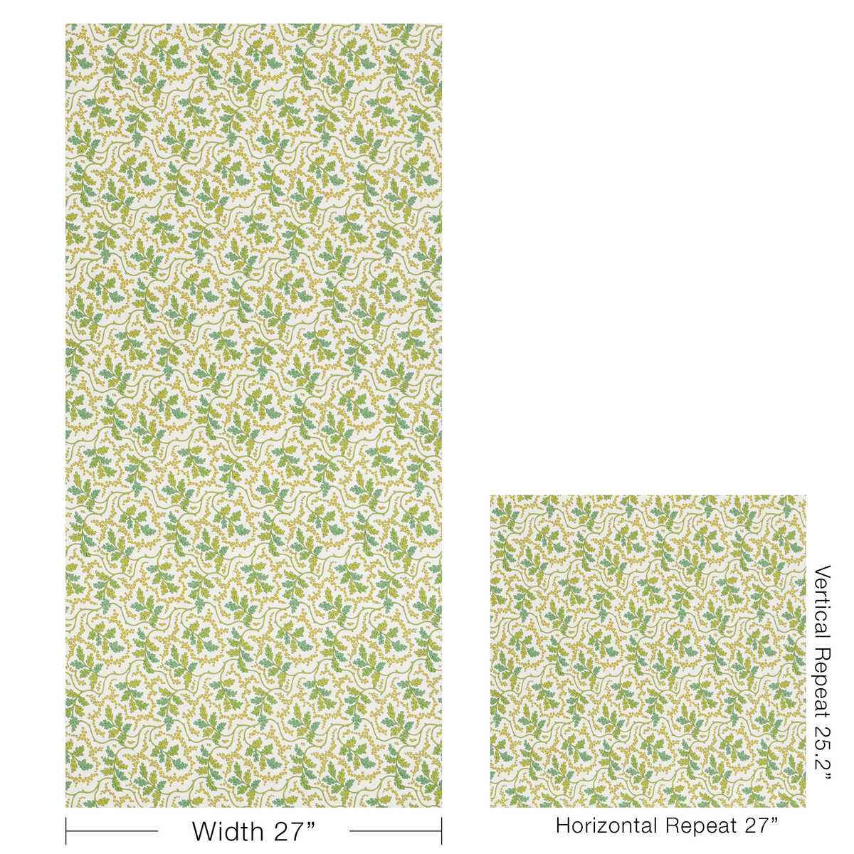 Aureille-Leaf-Brunschwig-Fils-Wallpaper - BRUNSCHWIG & FILS Wallpaper