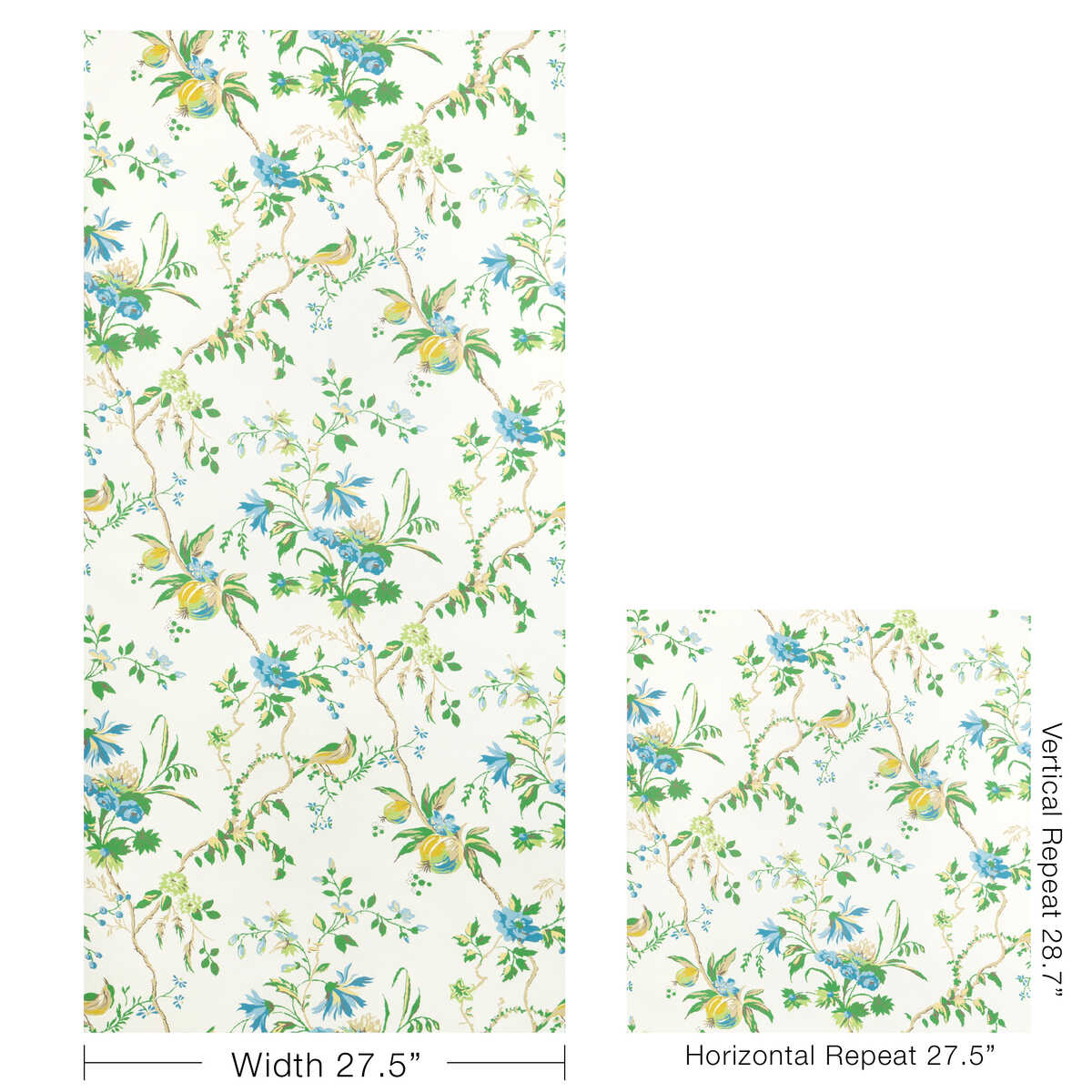 Locklin - Lagoon - BRUNSCHWIG & FILS Wallpaper