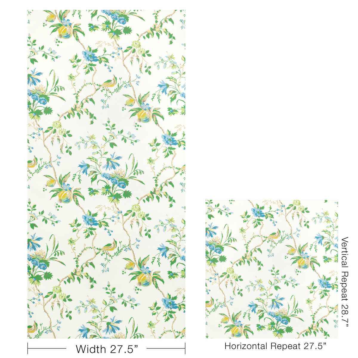 Locklin-Lagoon-Brunschwig-Fils-Wallpaper - BRUNSCHWIG & FILS Wallpaper
