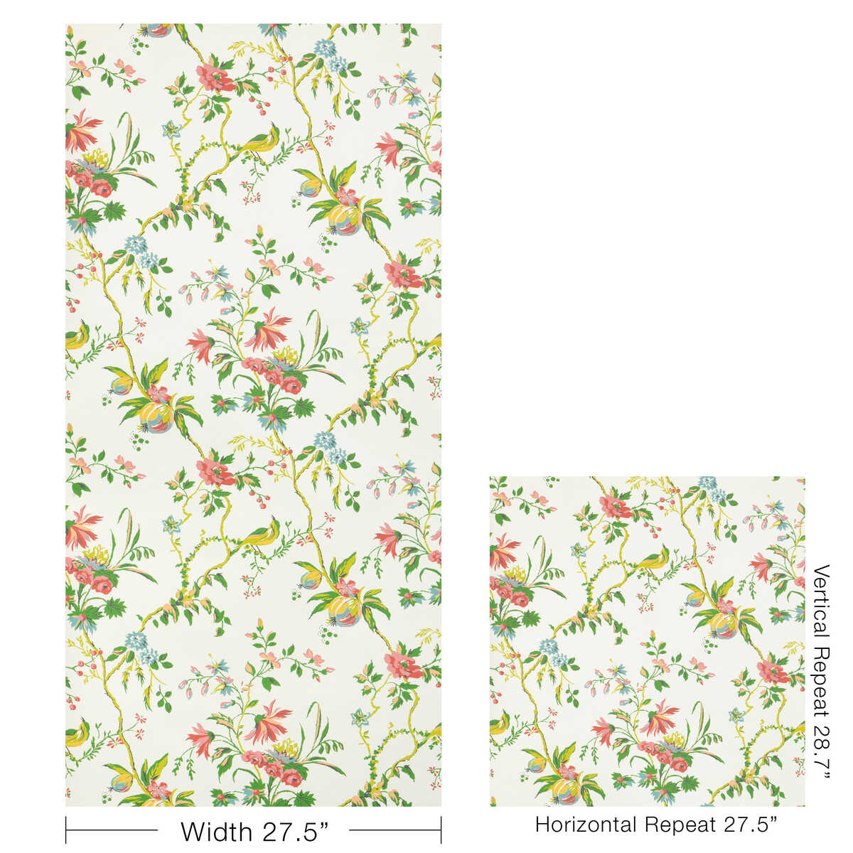 Locklin - Spring - BRUNSCHWIG & FILS Wallpaper