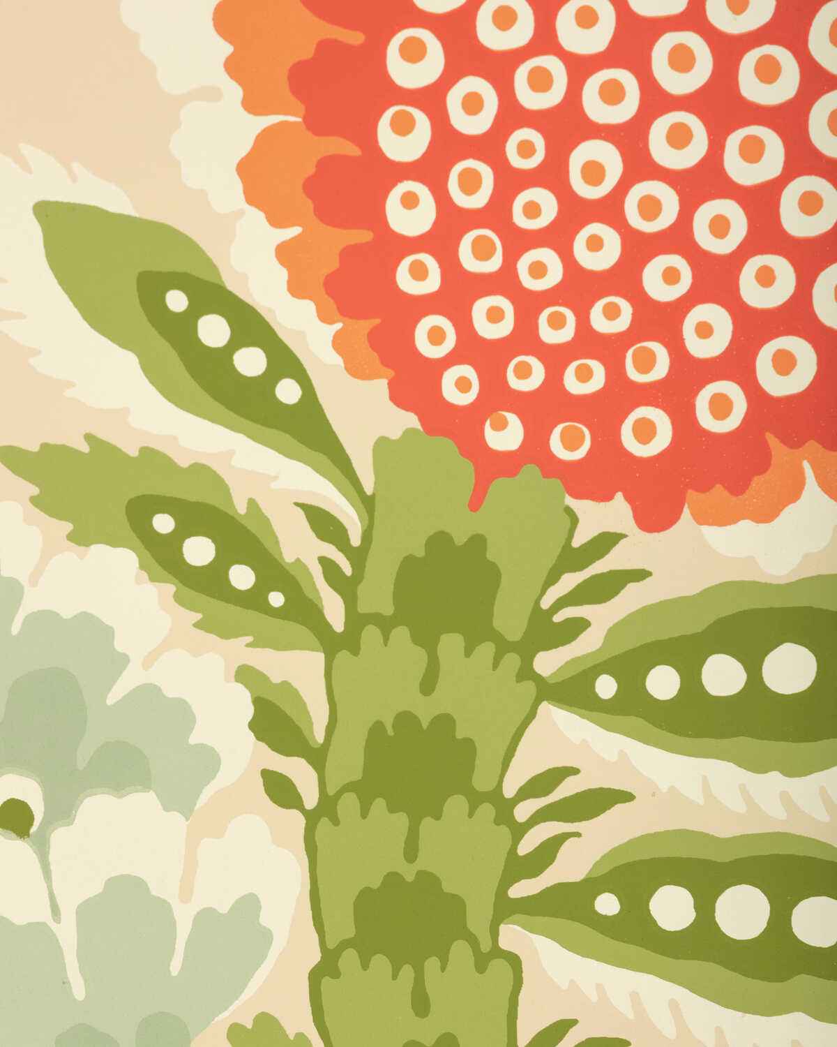 Kumaly-Terracotta-Brunschwig-Fils-Wallpaper - BRUNSCHWIG & FILS Wallpaper
