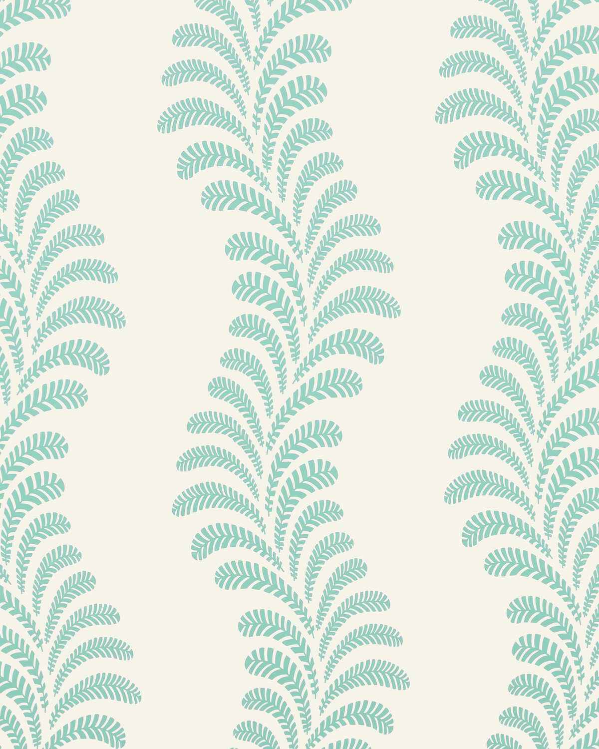 Vezere-Aqua-Brunschwig-Fils-Wallpaper - BRUNSCHWIG & FILS Wallpaper
