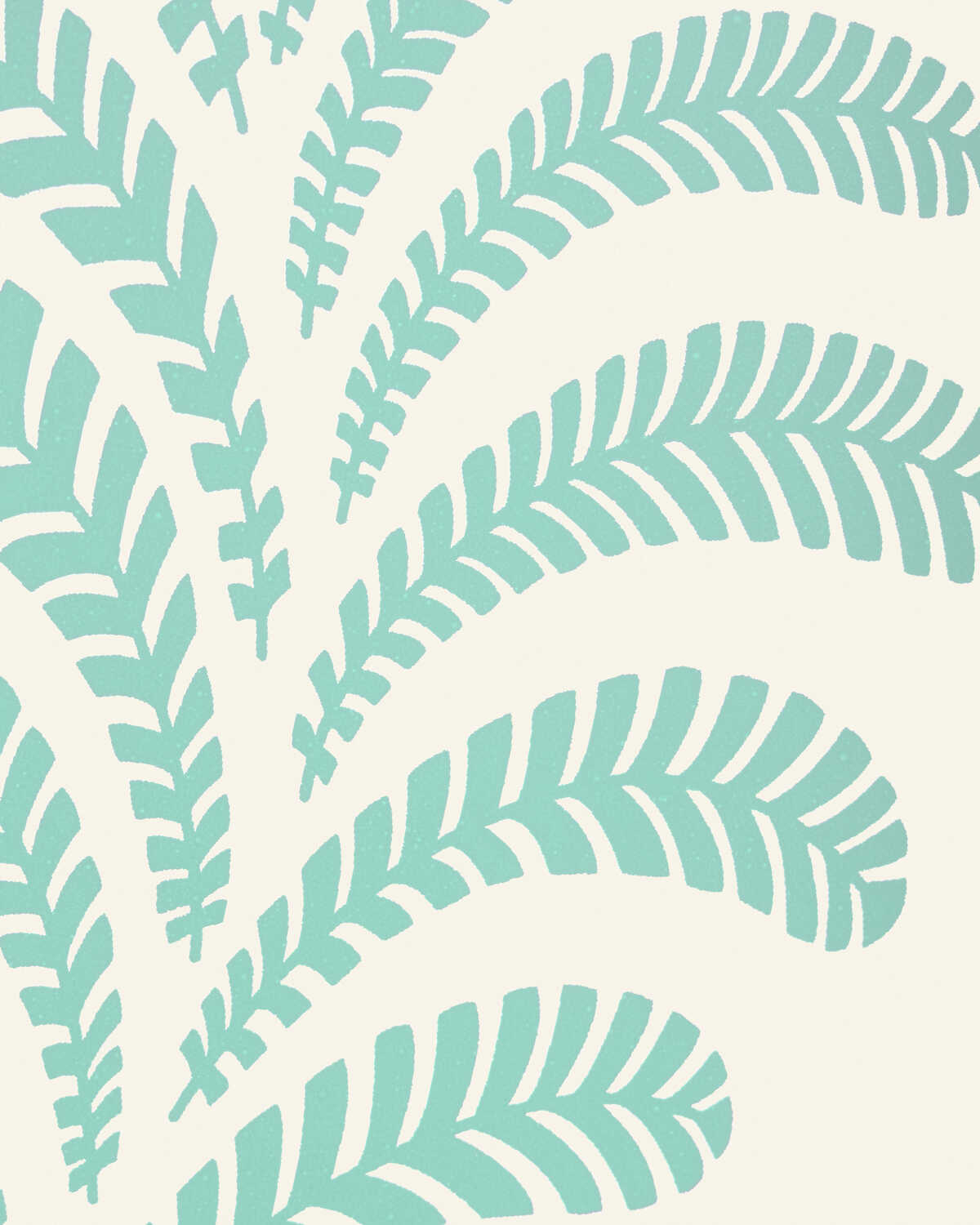 Vezere - Aqua - BRUNSCHWIG & FILS Wallpaper
