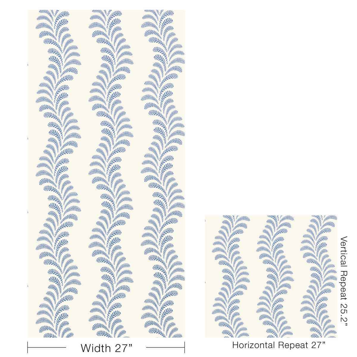 Vezere-Delft-Brunschwig-Fils-Wallpaper - BRUNSCHWIG & FILS Wallpaper