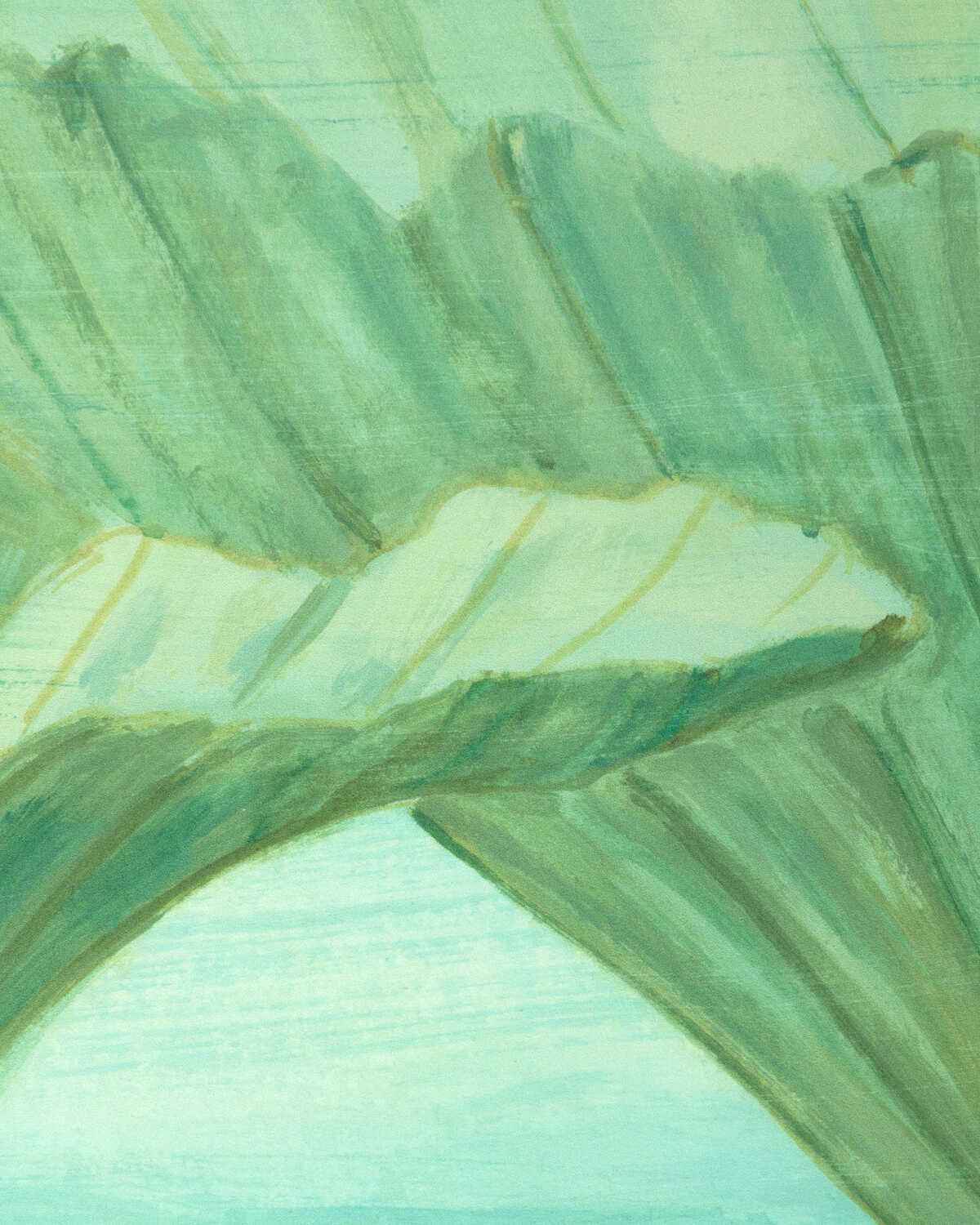 Koi-Pond-Mural-Teal-Brunschwig-Fils-Wallpaper - BRUNSCHWIG & FILS Wallpaper