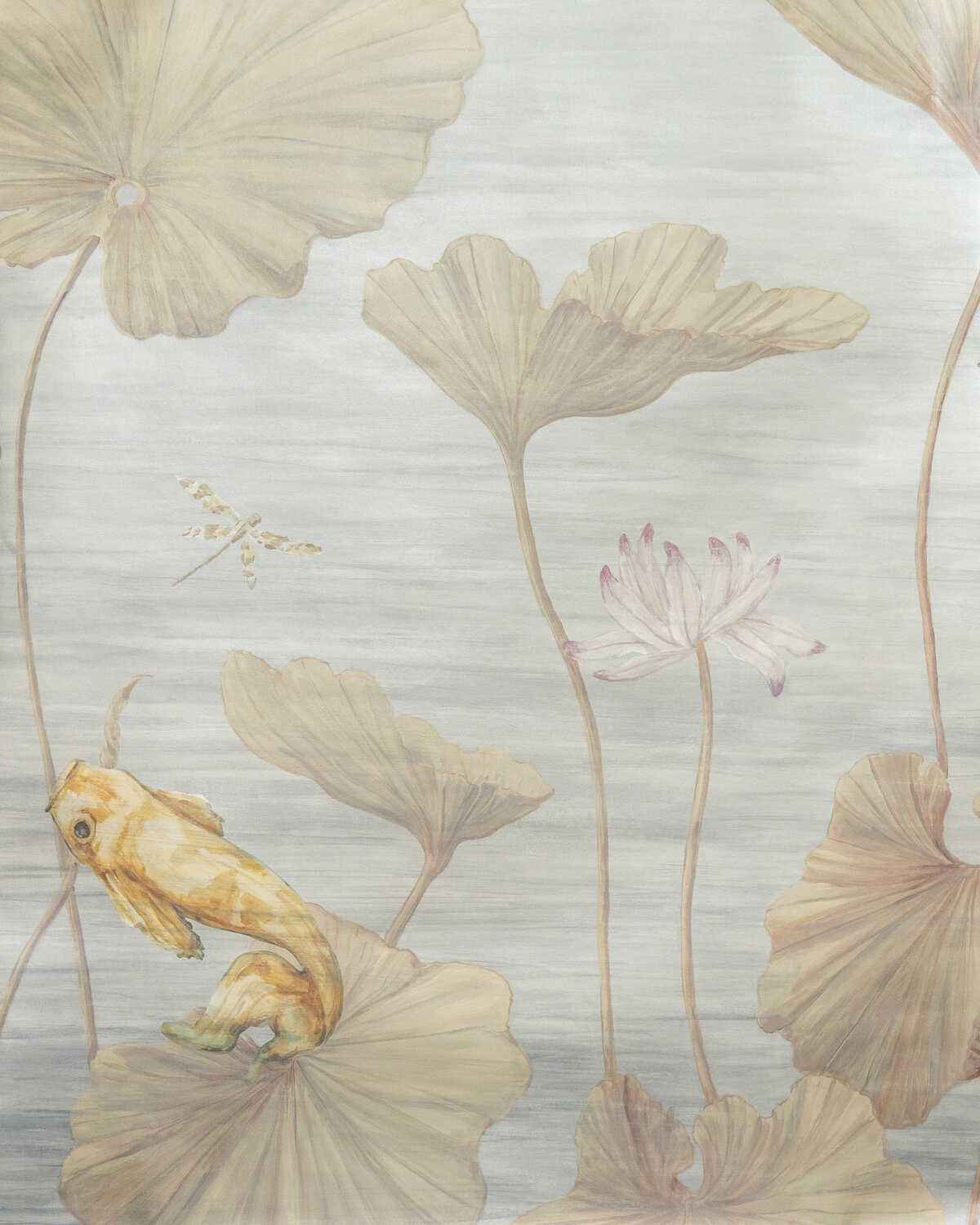 Koi-Pond-Mural-Met-Slate-Brunschwig-Fils-Wallpaper