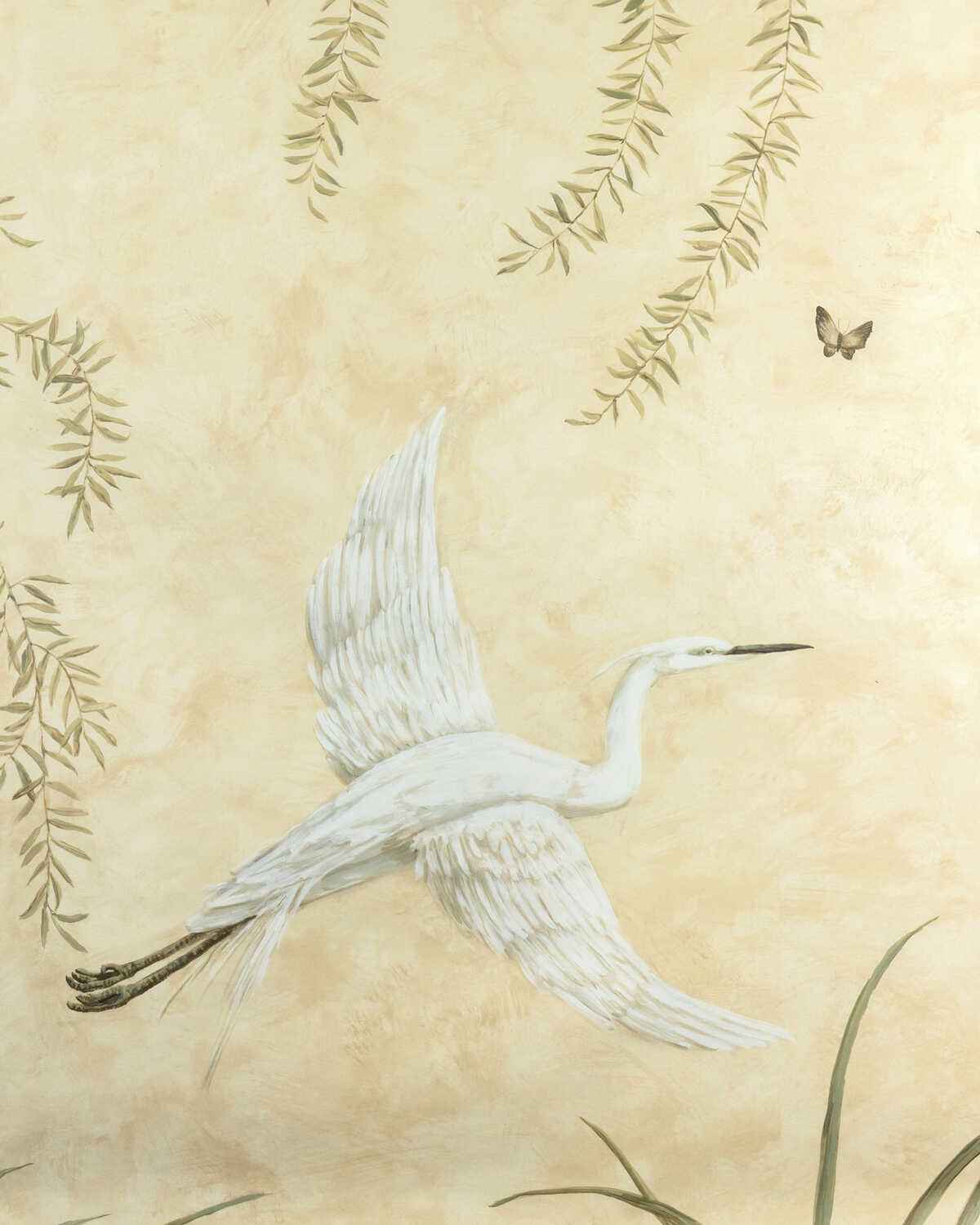 Egret-Marsh-Mural-Sand-Brunschwig-Fils-Wallpaper