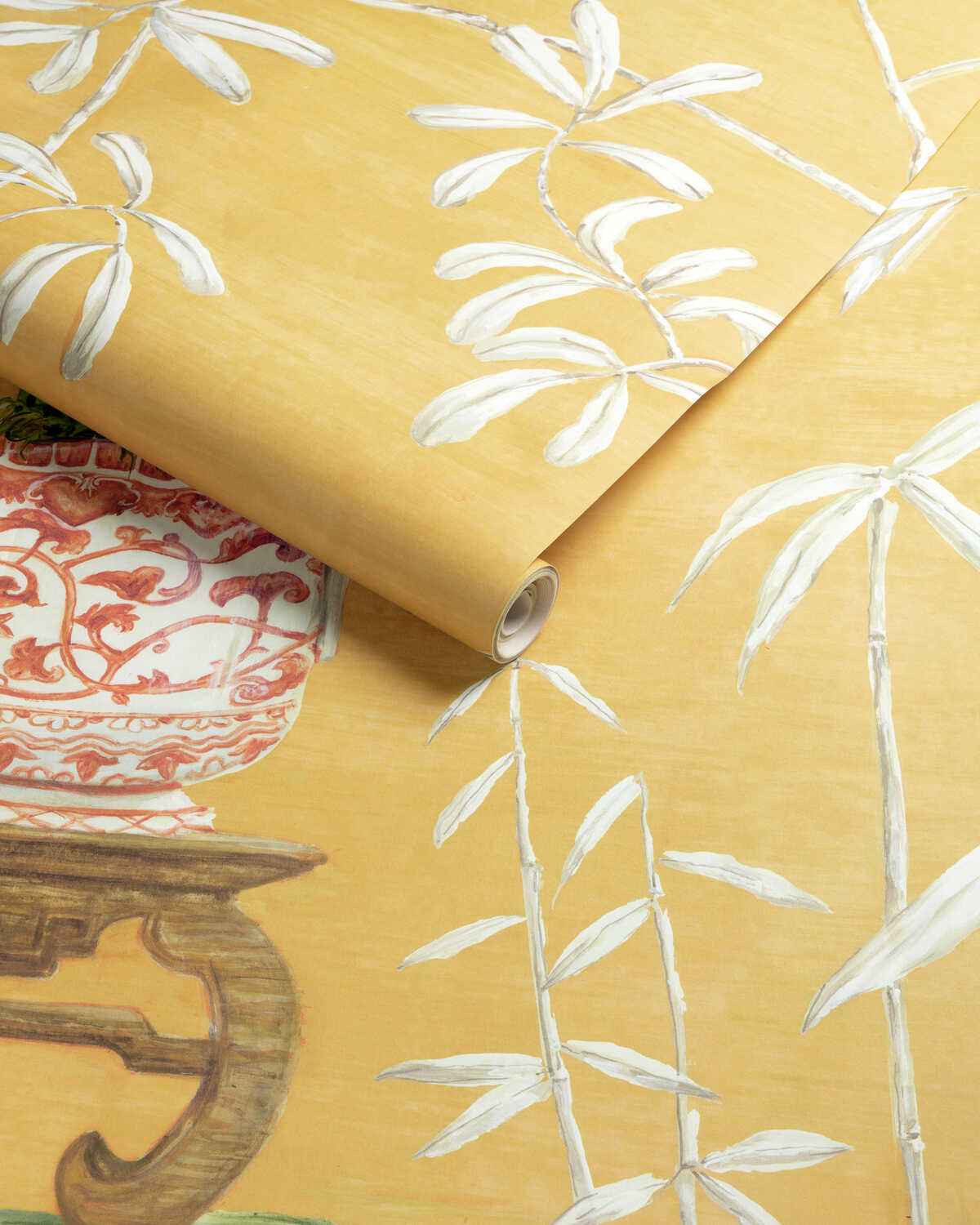 Jardin-Yili-Mural-Soleil-Brunschwig-Fils-Wallpaper - BRUNSCHWIG & FILS Wallpaper