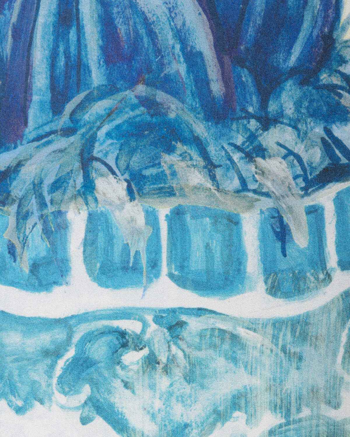 Jardin-Yili-Mural-Delft-Brunschwig-Fils-Wallpaper - BRUNSCHWIG & FILS Wallpaper