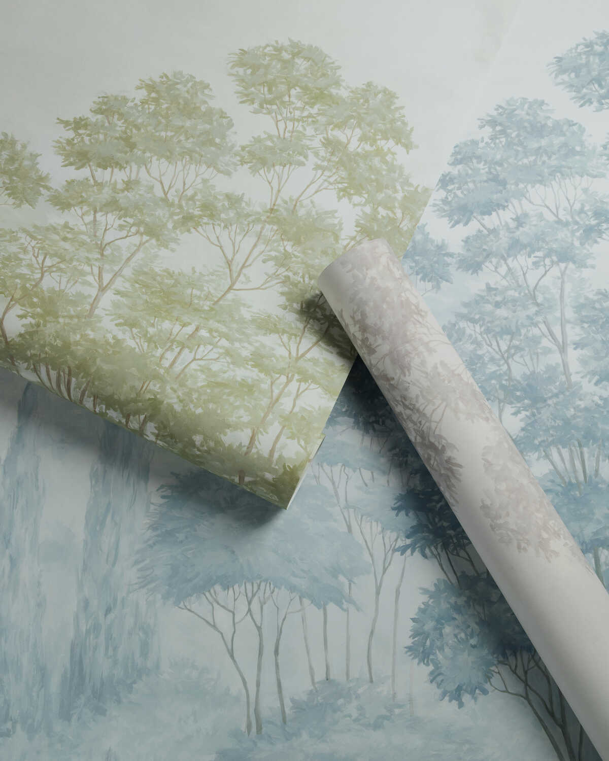 Arbres Mural - Neutral - BRUNSCHWIG & FILS Wallpaper