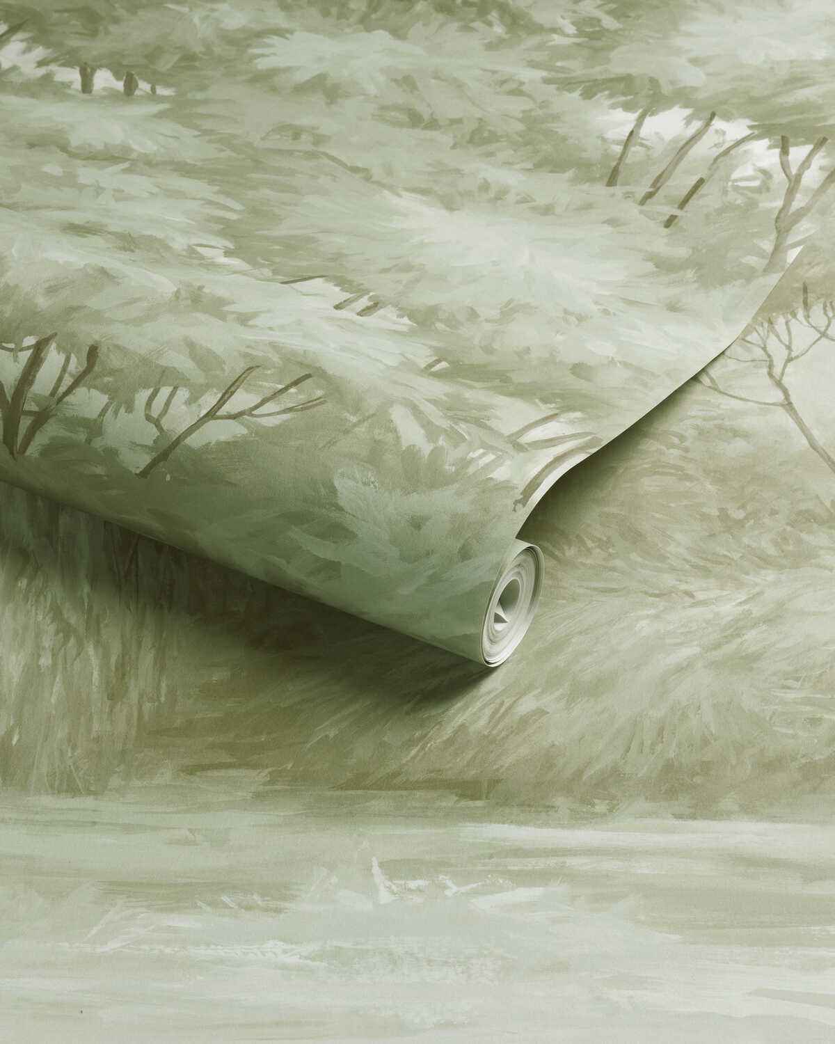 Arbres-Mural-Leaf-Brunschwig-Fils-Wallpaper - BRUNSCHWIG & FILS Wallpaper
