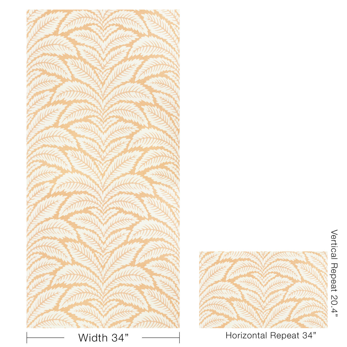 Talavera Sisal - Apricot - Brunschwig & Fils Wallpaper