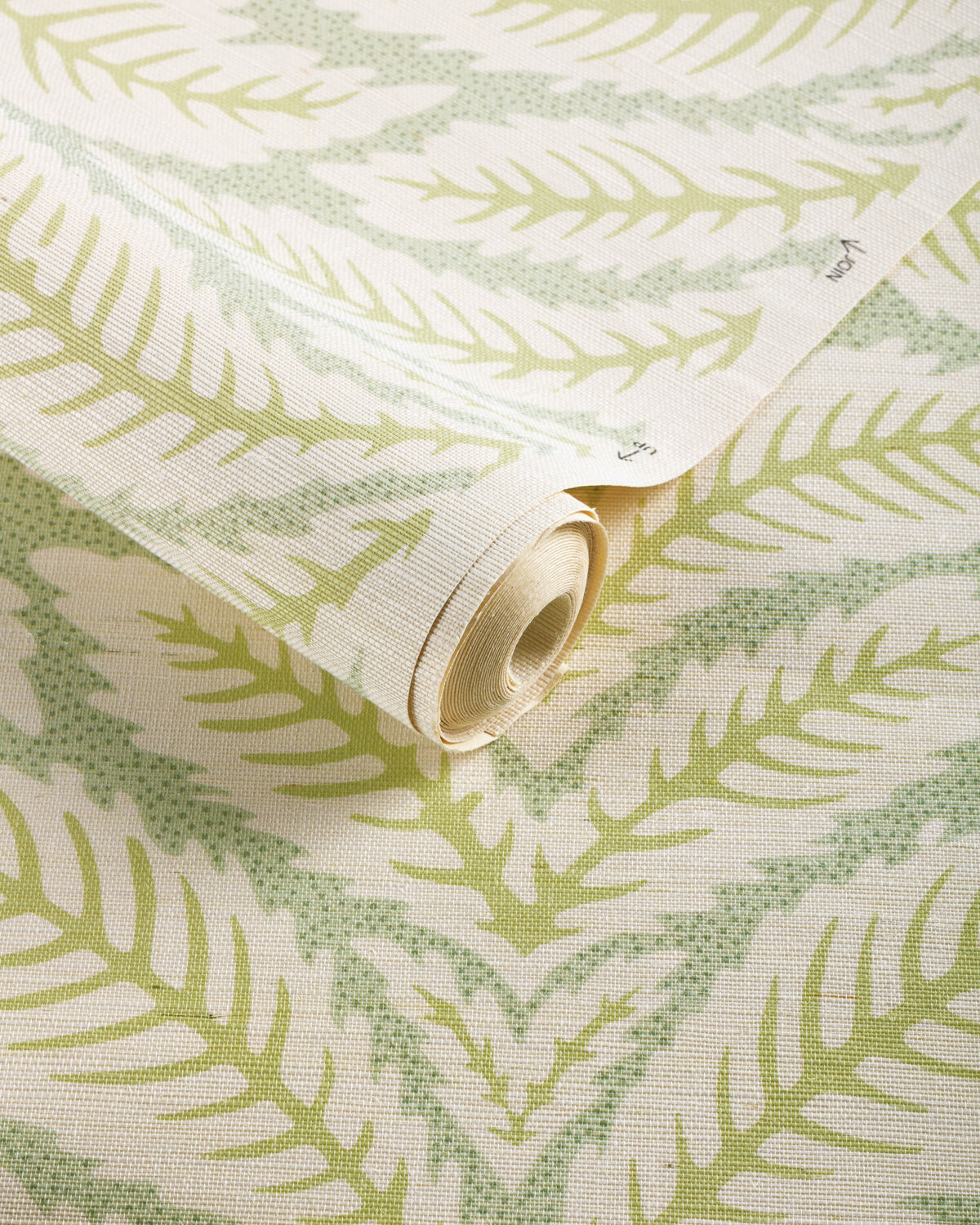 Talavera Sisal - Celadon - Brunschwig & Fils Wallpaper
