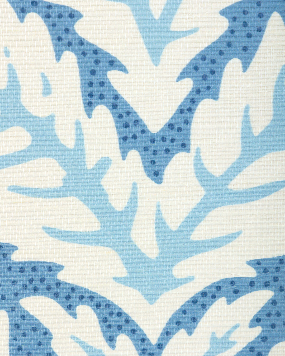 Talavera Sisal - Blue - Brunschwig & Fils Wallpaper