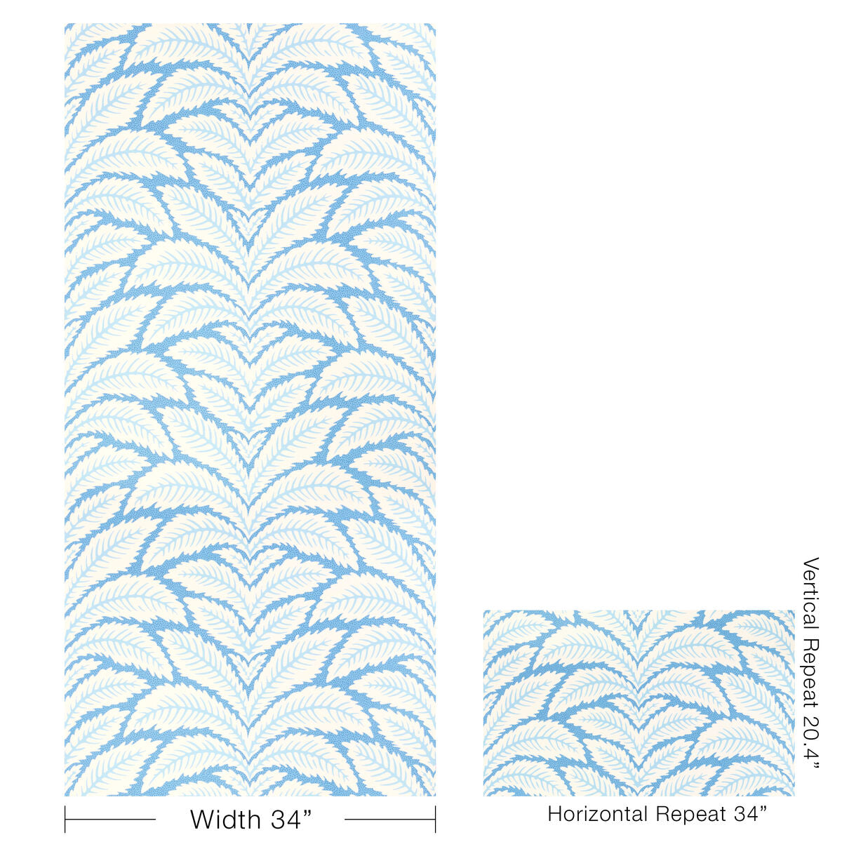 Talavera Sisal - Blue - Brunschwig & Fils Wallpaper