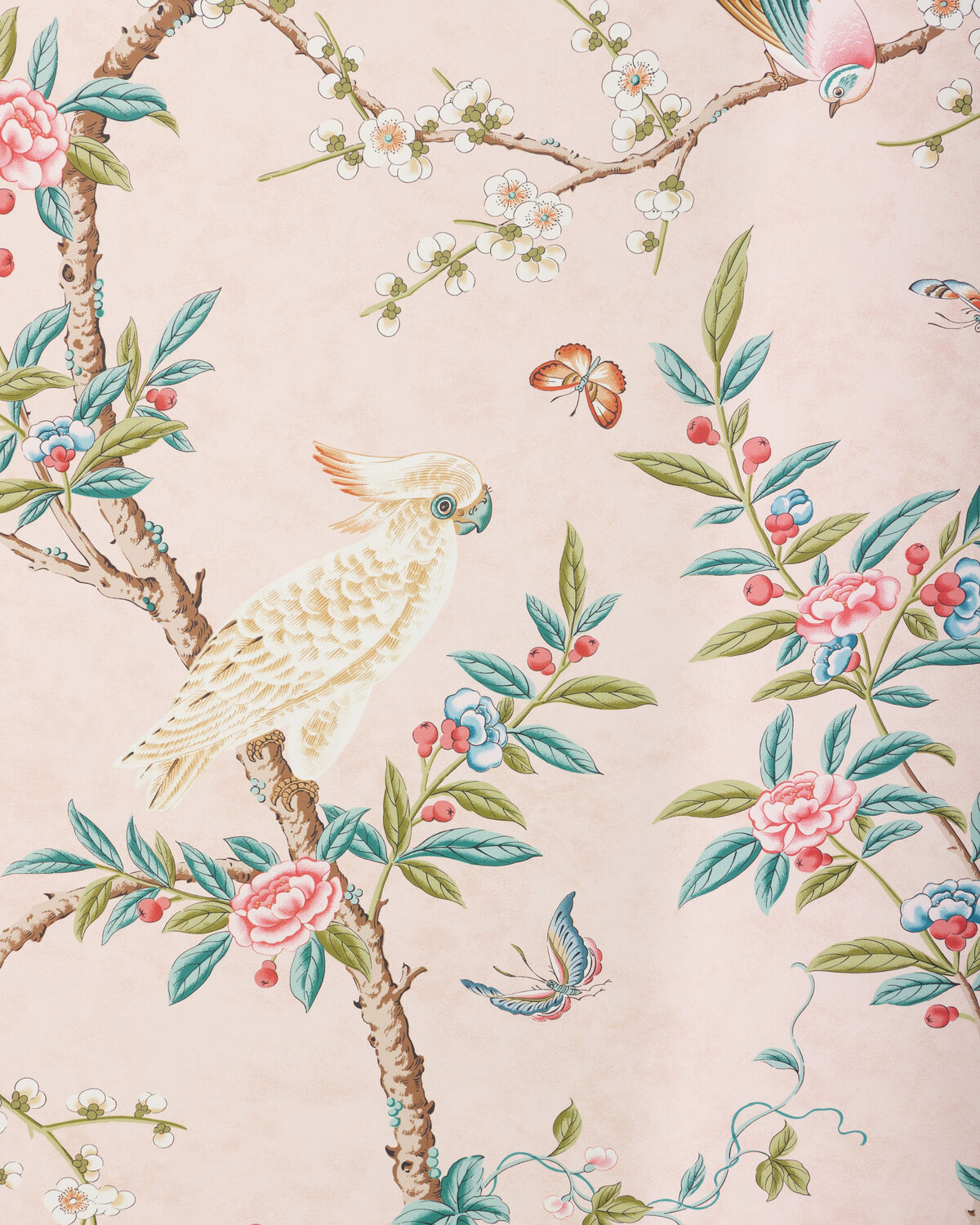 Kanchou - Blush - Brunschwig & Fils Wallpaper