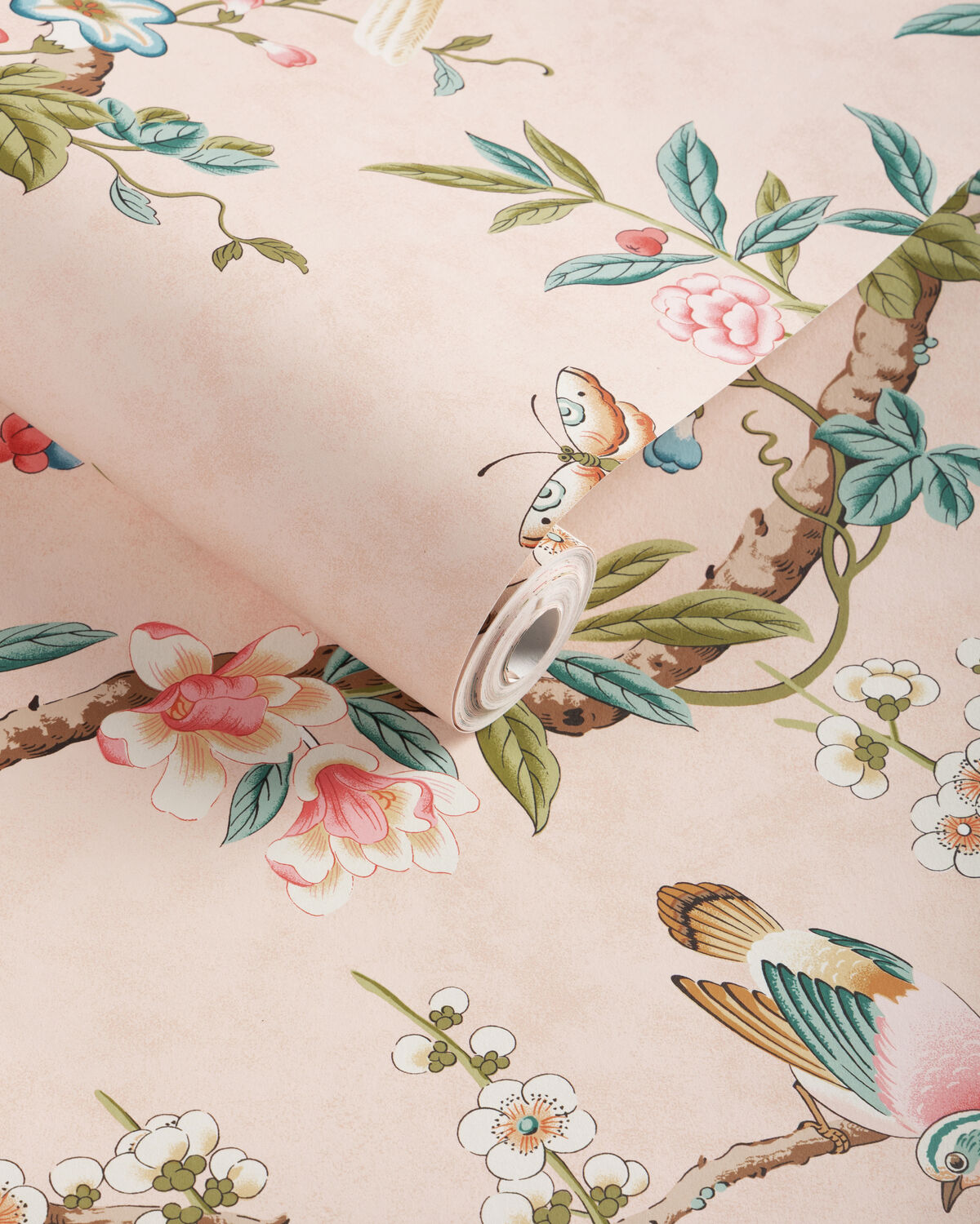 Kanchou - Blush - Brunschwig & Fils Wallpaper