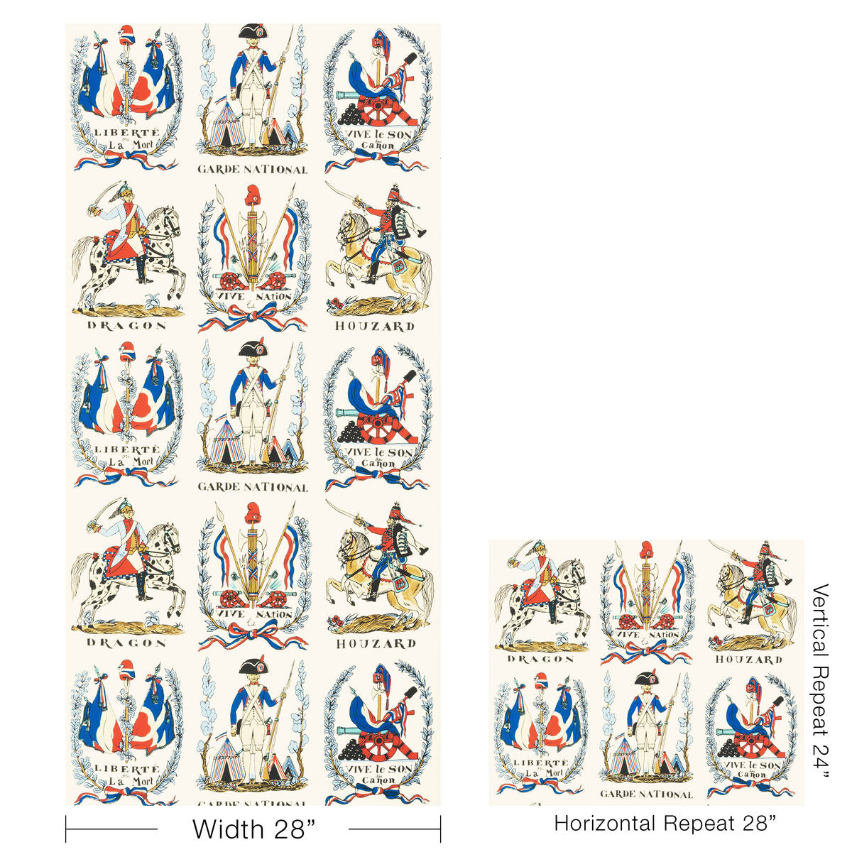 New Battle Of Valmy - Classic - Brunschwig & Fils Wallpaper