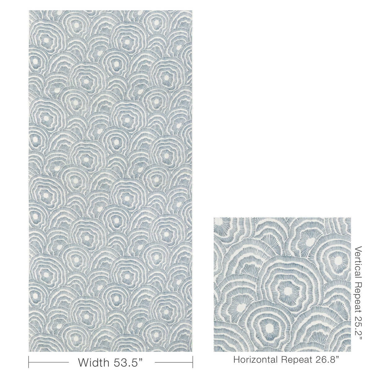 Panache - Indigo - KRAVET COUTURE Fabric