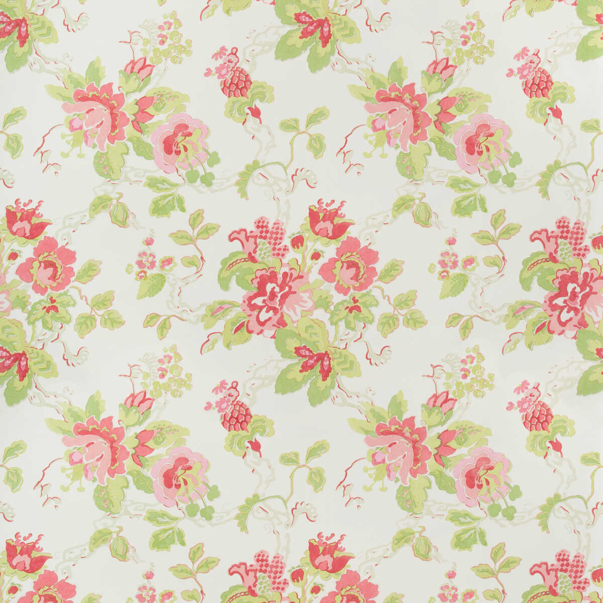Parnham - Pink/Lime - LEE JOFA Wallpaper