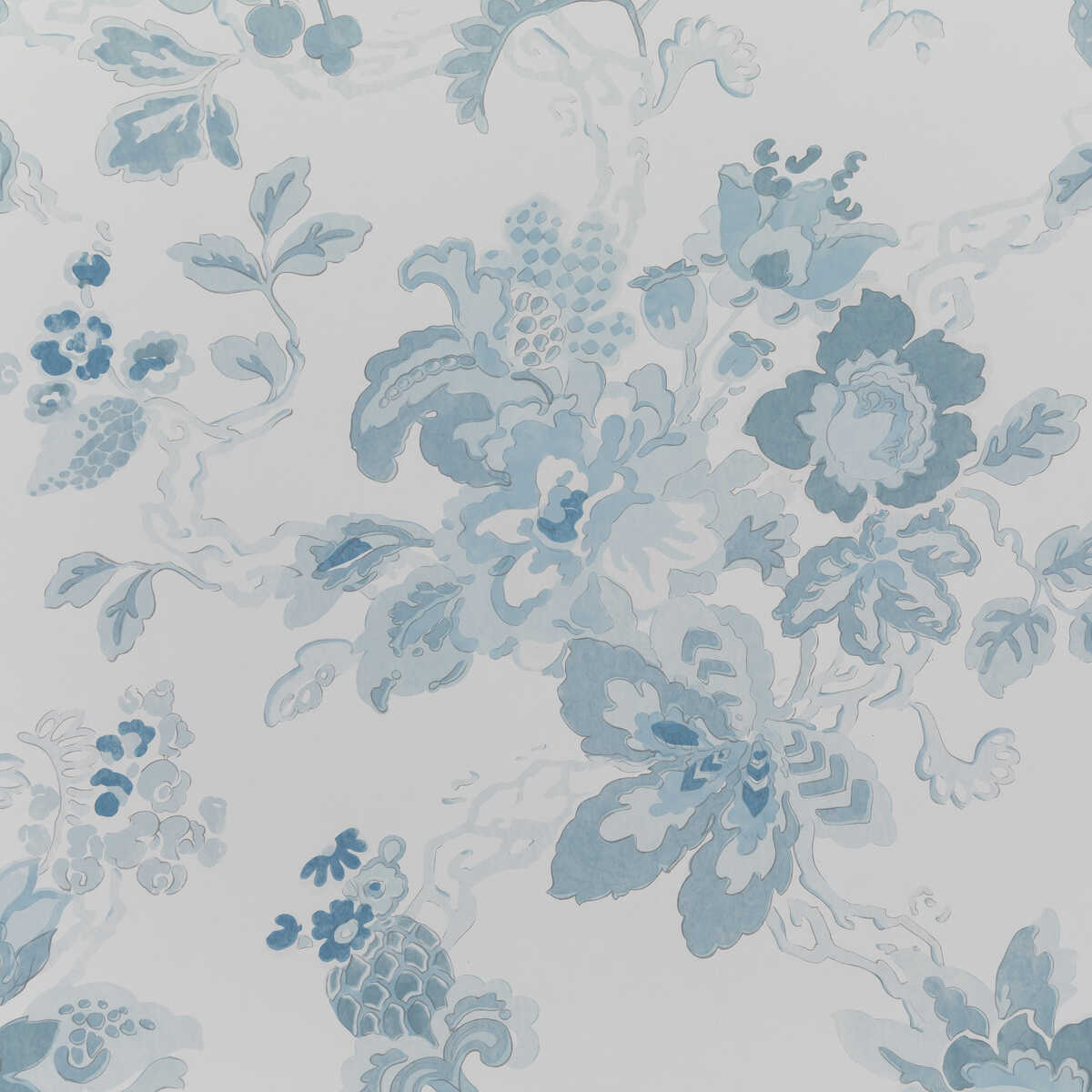 Parnham - Blue - LEE JOFA Wallpaper