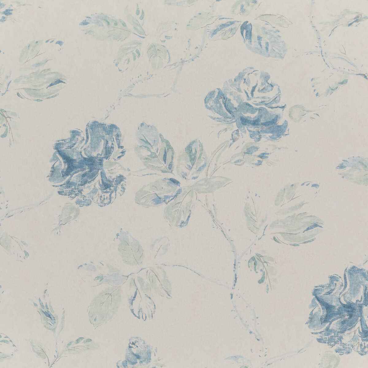 Marlow-Blue-Mint-Cream-Lee-Jofa-Wallpaper - LEE JOFA Wallpaper