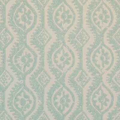 Small-Damask-Aqua-Lee-Jofa-Wallpaper - LEE JOFA Wallpaper