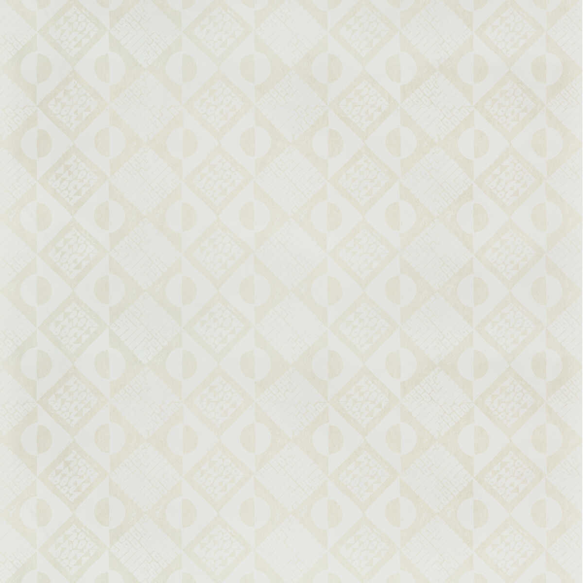 Circles And Squares Wp - Off White - LEE JOFA Wallpaper