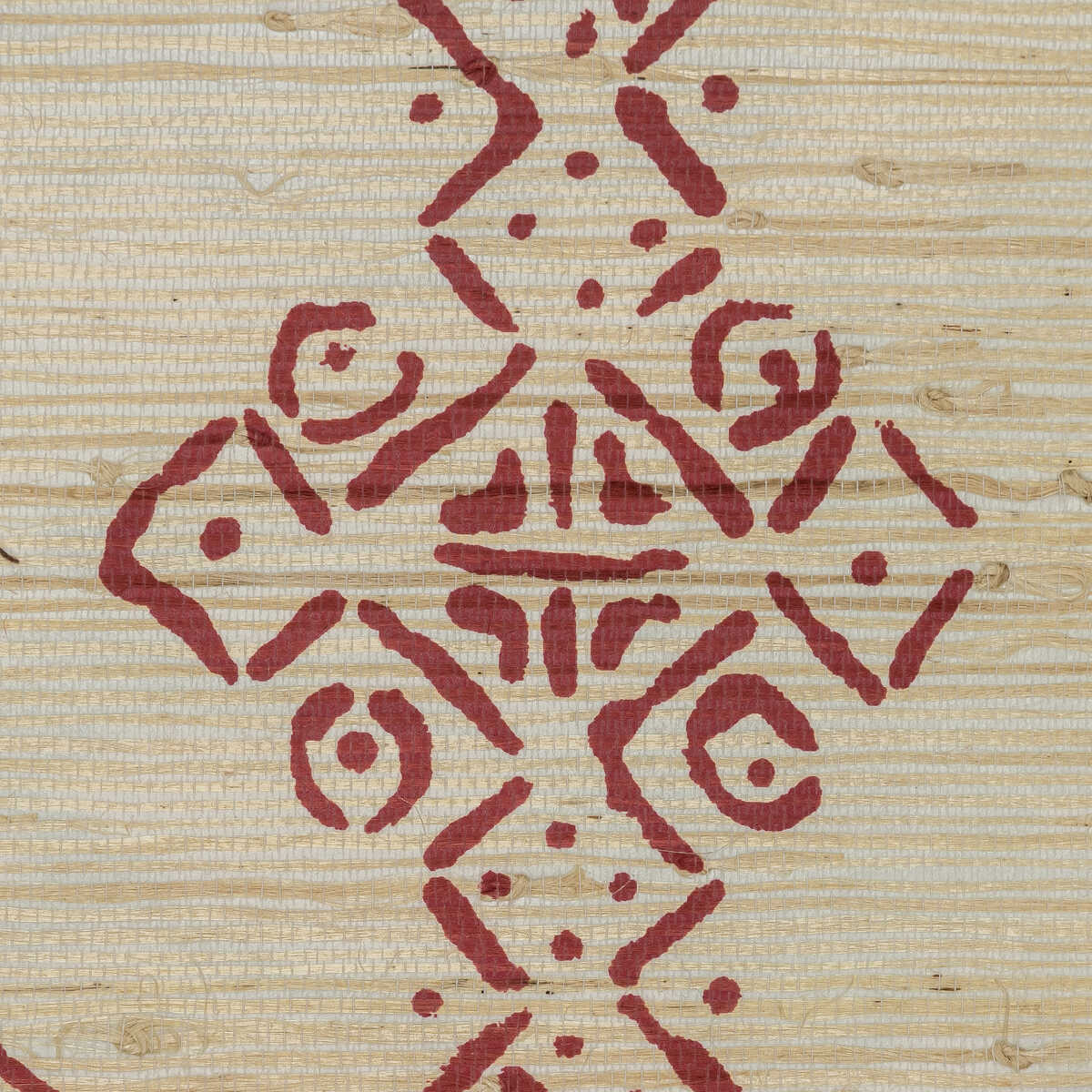 Mali Grasscloth - Ruby - LEE JOFA Wallpaper