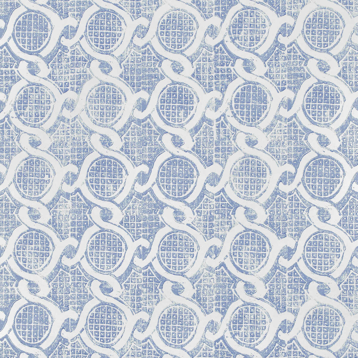 Chain Wallpaper - Blue - LEE JOFA Wallpaper